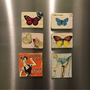 Vintage style magnets - $8 add on